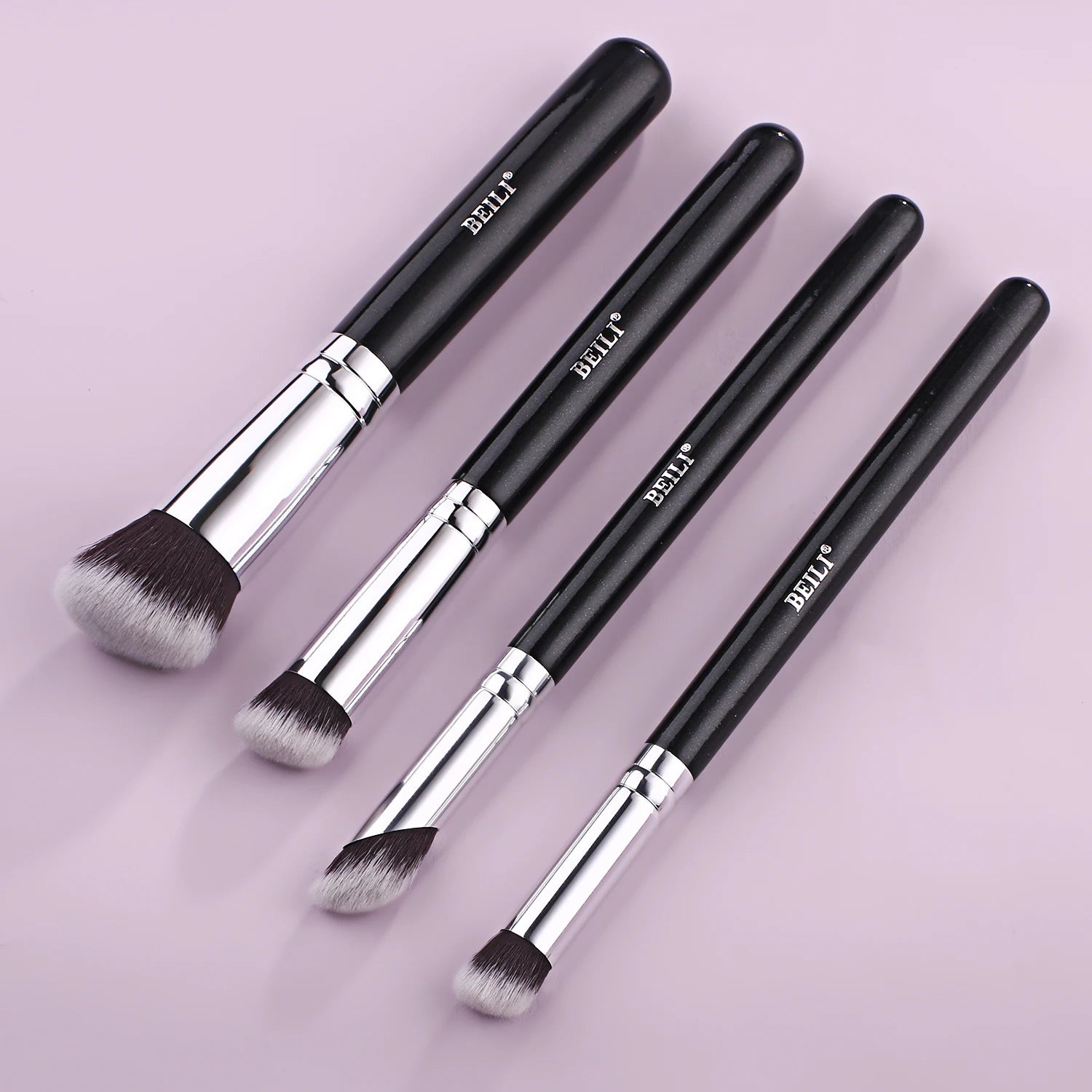 BEILI Concealer Makeup Brush Small Full Coverage Concealer Angled Round Make up Brush Beauty Tools