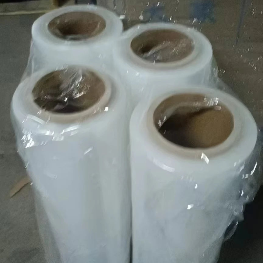 Factory Cargo Pack Roll Polyethylene Clear Plastic Ldpe Packaging Transparent Pallet Wrap PE Stretch Film Shrink Wrapping Film