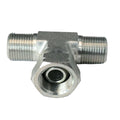 Carbon Stainless Steel Hydraulic Hose Crimp Swivel Hose Connector Adapter Fitting Connections for High Pressure BB Male BSPP Tee