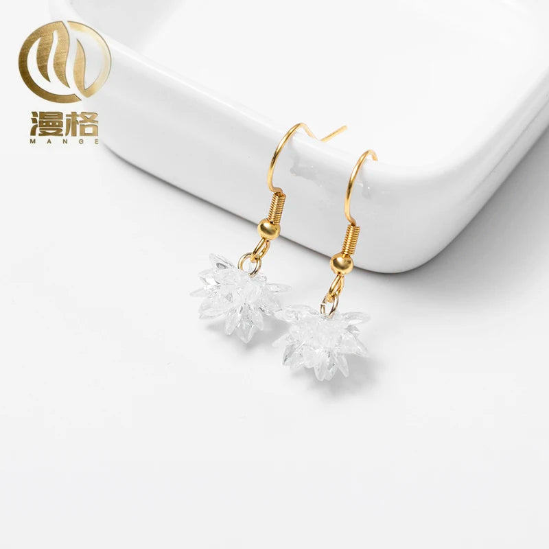 The Best-selling Stainless Steel 316L Earrings Snowflake Design Earrings Earrings Stud