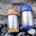 Pure Titanium Drinking Cup 12oz 350ml Titanium Camping Coffee Mug Water Cup for Outdoor Travelling