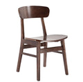 Modern Design Solid Wood Rubber Dining Chairs Home Furniture