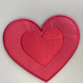 Custom Large Embroidered Chenille Heart Patch Sequin Iron-On Heart Patches for Hat