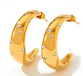 Fine Stainless Steel Necklace Love Pendant Earrings Stainless Steel Bracelet Jewelry Sets Summer Jewelry for Women