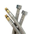 Factory Price 4-point Braided Hose Kitchen Faucet Flexible Plumbing Braided Hose Stainless Steel