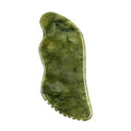 Xiuyan Jade Gua Sha Facial Tool for Self Care Massage Tool for Face and Body Treatment Relieve Tensions and Reduce Puffiness