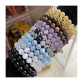 Luxury Feng Shui Precious Stone Bracelet Crystals Healing Real Natural Amethyst Stones Beaded Bracelet for Men Women Bracelet