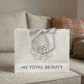 Custom Own Logo Printed Retail Clothing Packaging Embossed Silver Foil Logo Gold Stamped Paper Bag Shopping White Clothing Bag