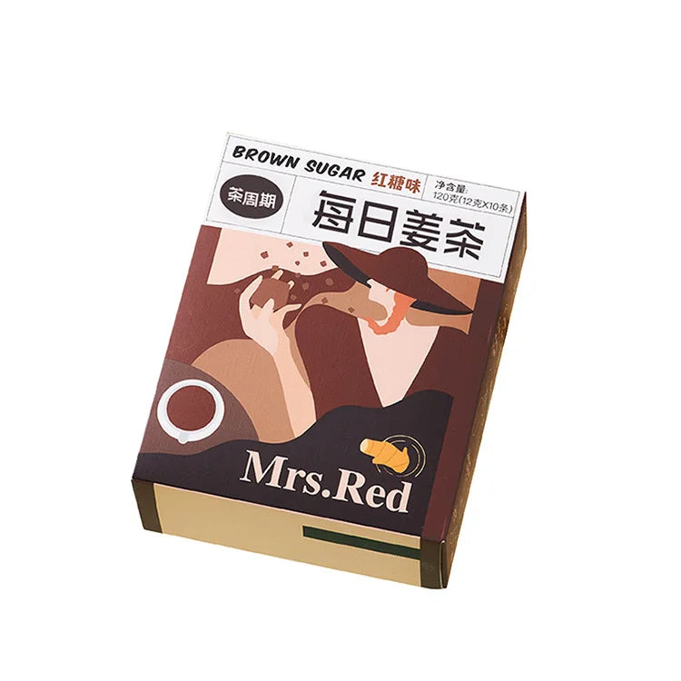 Factory Customized Warm Uterus Solid Beverage Brown Sugar Ginger Tea Female Menstrual Tea