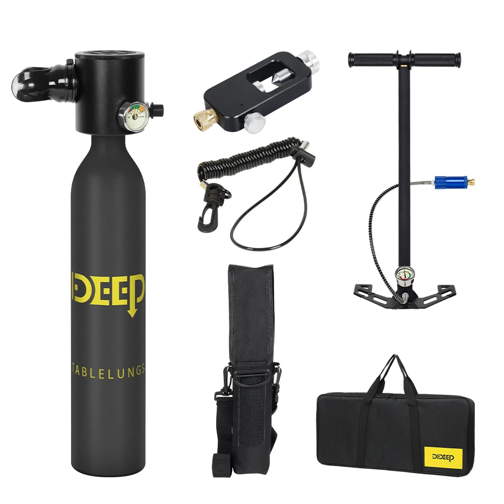 DIDEEP Free Diving Underwater Small  Lung air Oxygen scuba Diving  tank