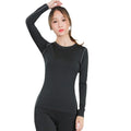 Women's PRO Tight Training Long-sleeved Sports Fitness Yoga T-shirt Quick Dry Shirt Clothes Female Compression Tshirt