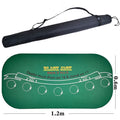 Texas Hold'em Poker Table Mat Poker Gaming Mat Table Cloth Gambling Game Desk Pad