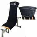 Manufacture Quick Dry Microfiber Hooded Zipper Sweat Towels Gym Sports Towel with logo Custom