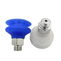 Ladung Customized Strong Silicone Rubber Suction Cups OEM/ODM/OBM Supported FGA-33-HT1-60 Model 1 Year Warranty Blue Pneumatic
