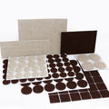 Two Colors Pack 133 Pieces Premium Furniture Feet Felt Pads for Your Hardwood Floor