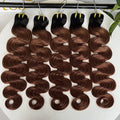 Custom Raw Hair Bundles Colored Body Wave Cuticle Aligned Virgin Brazilian Hair Bundles Human Hair