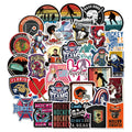 100Pcs Ice Hockey Cool Sport Graffiti Decorative Stickers for Laptop Car Motorcycle Wall Sports Stickers