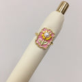 Women's Natural Freshwater Pearl Open Ring Oil Painting Style Design Jewelry