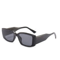 High-End Custom Frame Sunglasses for Men UV400 Optical Attribute Vintage Rectangle Wide Legs Eyewear Quality Sun Glasses PC