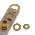 Hot Sale OEM Manufacturing Laser Cutting or Stamping Brass Purple Copper Flat Split Gasket Washers