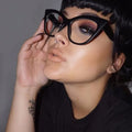 Trendy Brand Designer Colorful Eyewear Unisex Retro Vintage Style Fashion Cat Eye Sunglasses for Women