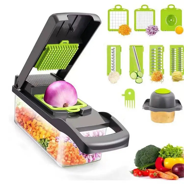 Kitchen Accessories 16 in 1 Kitchen Gadget Portable Household for Vegetables Cutter Fruit Slicer Vegetable Chopper