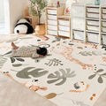 Nordic 3d Print Geometric Off Fluffy Off Velvet Faux Cashmere White Color Home Living Room Carpet Rugs