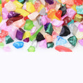 4*6mm Colorful Glass Stone Sprinkles No Hole for Art Jewelry Making Aquarium Vase Decorations Nail Art Accessory
