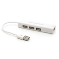 Factory Price USB to RJ45 Adapter with 3 Port USB 2.0 HUB for Mobile Phone Tablet Network LAN Ethernet RJ45 Connector