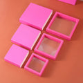 MU 3 Size Paper Box PE Film Jewelry Box Storage Paper Sleeve Box Drawer Bracelet Ring  Necklace Jewelry Gift Packing