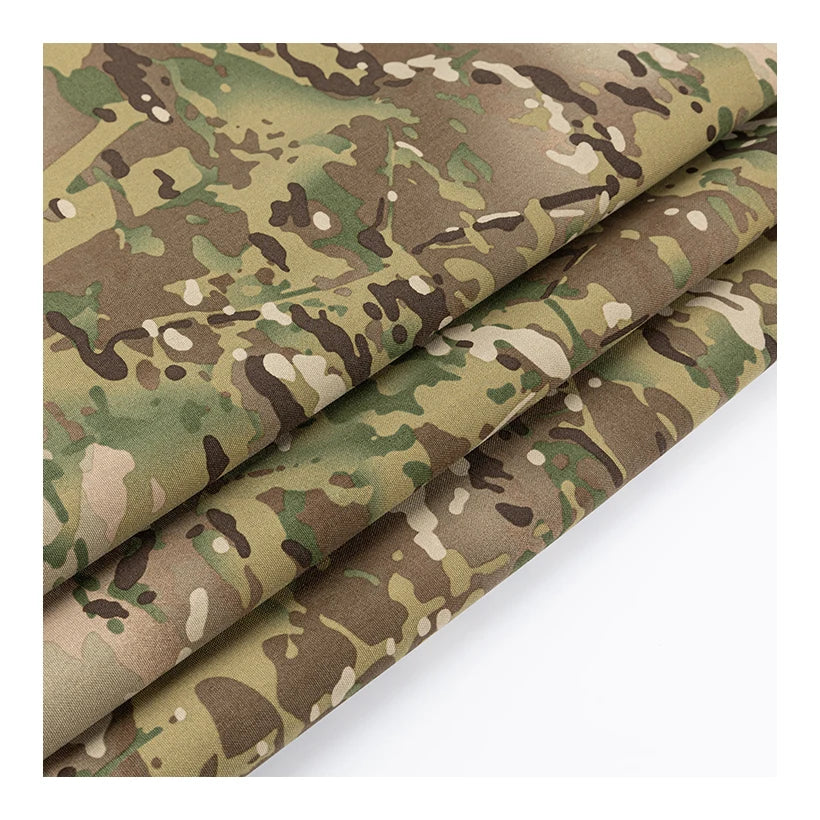 100%Nylon 1000D Cordura Tactical Vest Anti Tearing CP Camouflage Cordura Pu Coated With WR Fabric