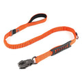 Highly Reflective Shock Absorbing Elastic Pet Leash Heavy Duty Frog Clip Dog Leash with Car Seatbelt