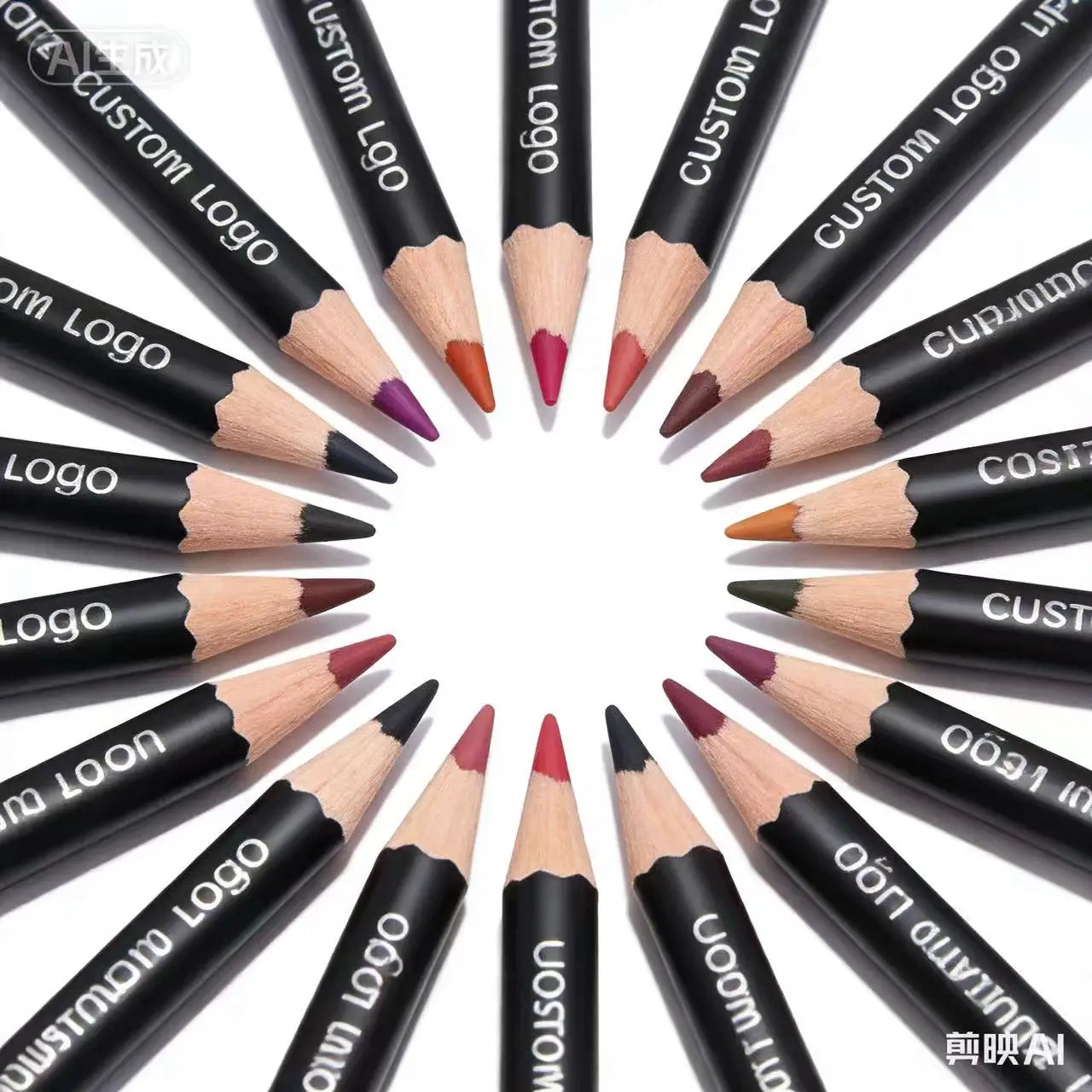 Best Selling Matte Nude and Dark Brown Lip Liner Waterproof Lip Liner Pencil