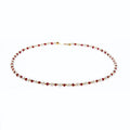 High-End Signature 18k Solid Gold Freshwater Pearl Necklace Luxury Customizable Gemstone Choker Custom