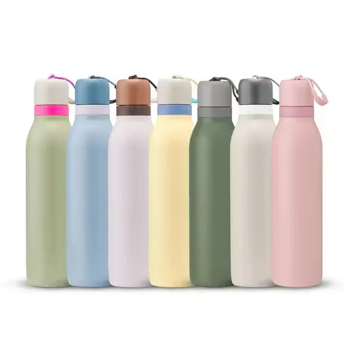 OM010 Custom Logo 24oz Stainless Steel 304 Thermos Sports Vacuum Insulated Water Bottle Food Grade 6-12 Hours Thermal