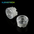 Ilenstech Wide Beam 50 Degree Led Cob Lens 28mm Cob Lens for Track Light / Commercial Lighting Pmma Lens