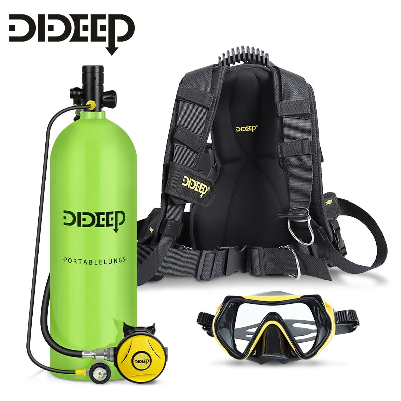 EU Warehouse 4LX7000 Refillable High-Pressure Aluminium Air Tank with Sub Mask 4L Capacity for Scuba Diving Water Tank