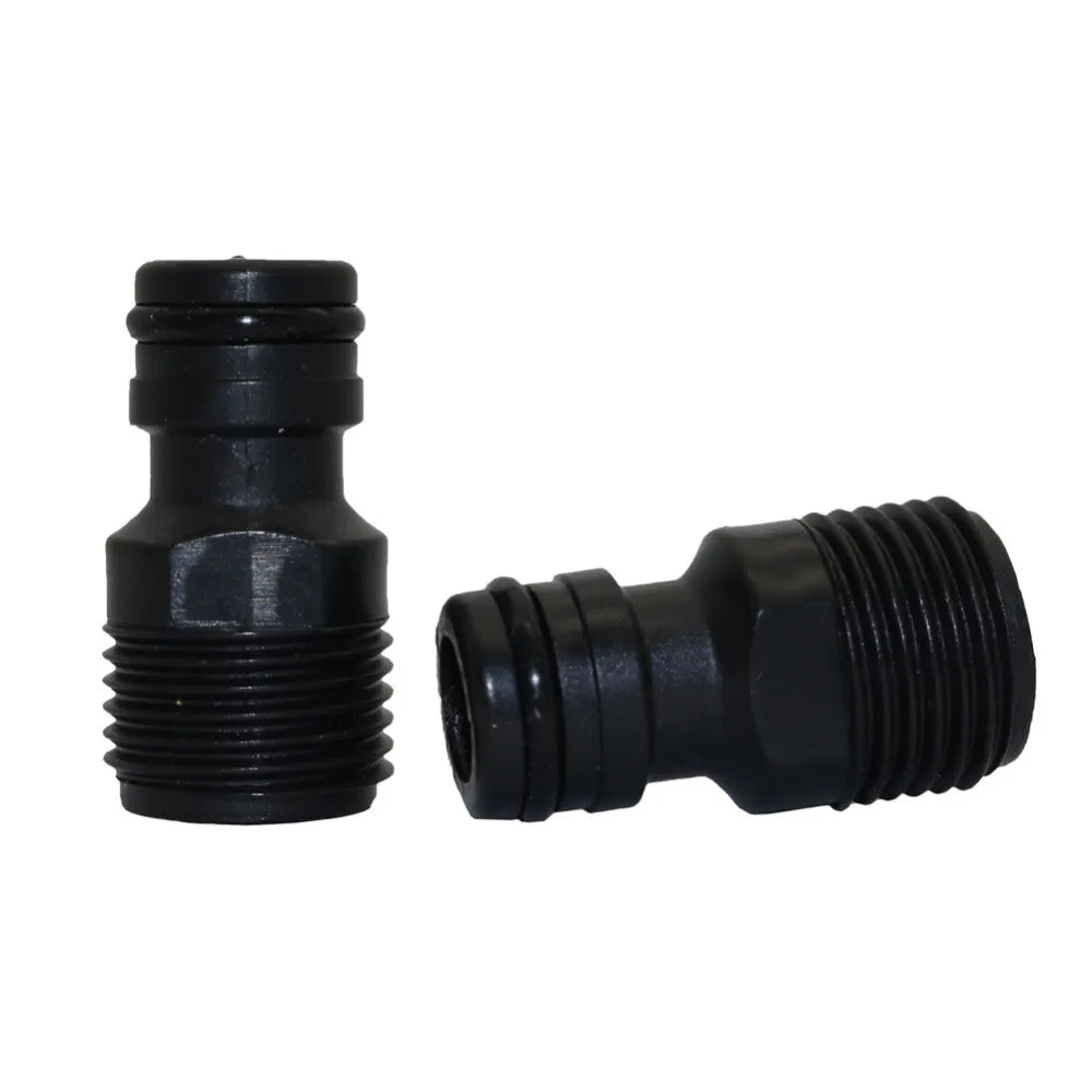 1/2 Inch Male Thread Quick Nipple Connector Plastic Faucet Adapter Garden Irrigation Car Wash Water Pipe Fitting
