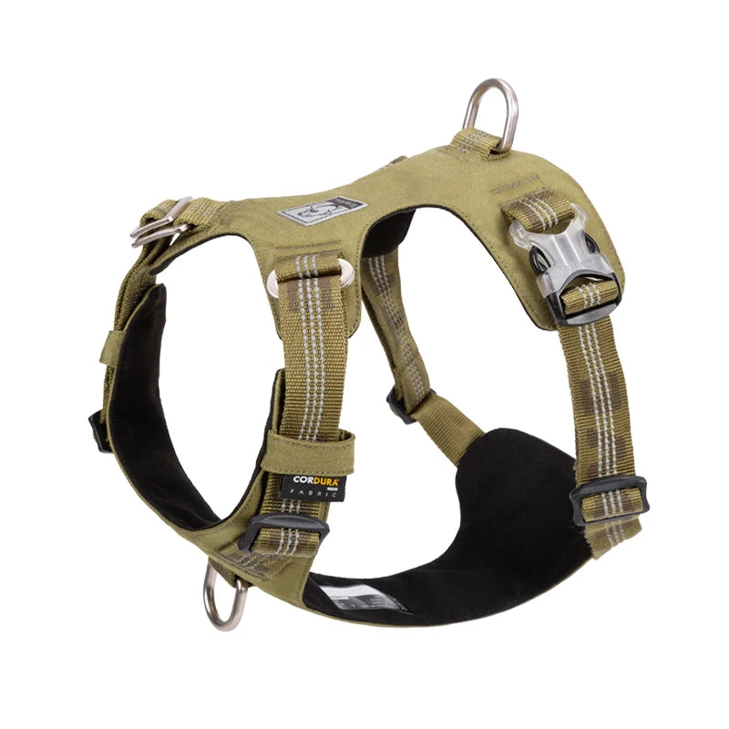 Truelove Wholesale No Pull Adjustable Breathable Durable Dog Harness Reflective Soft Light up Large Nylon Waterproof Pet Harness