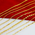 Dubai 2023 Dubai Jewelry Gold Filled Plated Long Neck Chain Necklace New Gold Chain Design for Men and Women