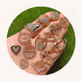 Delicate Rhinestone Hearts Love Charms for DIY Earrings Necklace Bracelet Women Jewelry Making Pendants