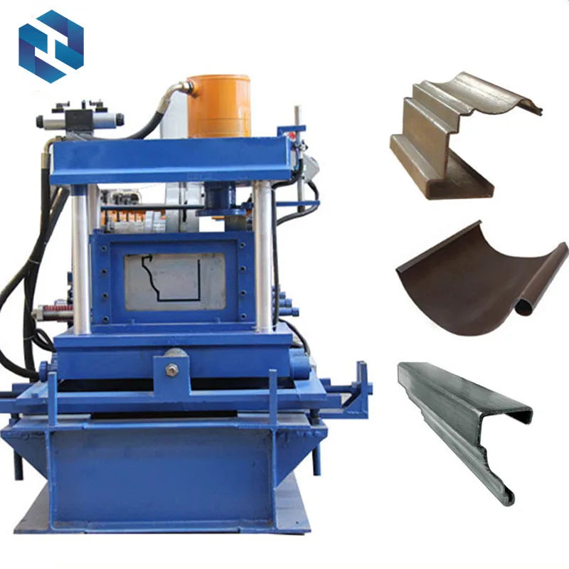5/6 Inch Continuous Roof Water Gutter Machine PPGI Glazed Motor High Productivity Automatic
