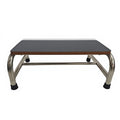 Hospital Single Layer Stainless Steel Patient Foot Step Stool With Anti-Skid Rubber Platform CY-H825
