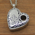 Stainless Steel butterfly Cremation Ash Urn Heart Pendant Necklace Memory Keepsake butterfly Pet Locket Holder Flower Gift Jewel