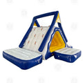 Summer Popular Commercial Water Park Inflatable Trampoline With Slide for Sale