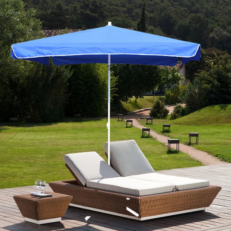 Square Anti-uv Large Sunshade Stand Outdoor Umbrella Large Rectangular Sunshade Umbrella