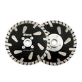 4.5in/115mm Diamond Drop Turbo Saw Blade Cutting Blade Tile Cutter Angle Grinder Polishing Disc With M14 Flange Marble Granite