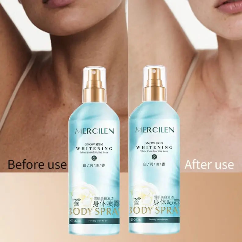 Herbal Whitening Body Lotion Spray Moisturizing Hydrating Firming Body Skincare Products Genre Body Sprays