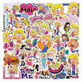 55PCS USA TV Movie Comedy Whats Lizzie Thinking Graffiti Decals Lizzie McGuire Sticker