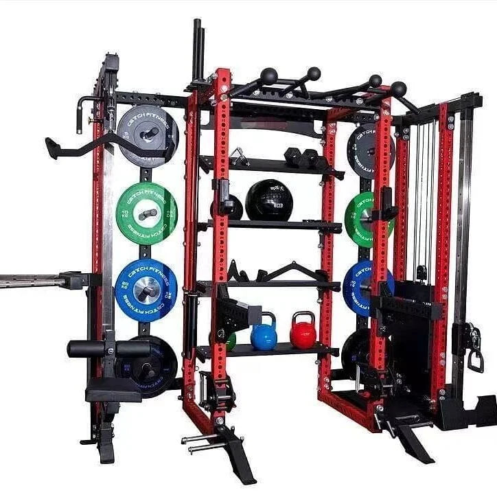Multi Functional Trainer Gym Fitness Equipment Power Cage Multi Power Rack Smith Machine
